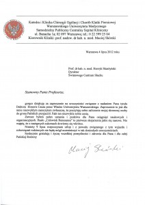 Gratulacje: Maciej Skórski