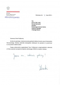 Gratulacje:Radosław Sikorski