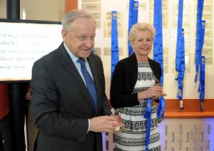 Pan dr Bolesław Piecha - Senator i pani dr Beata Małecka-Libera - Posłanka na Sejm RP