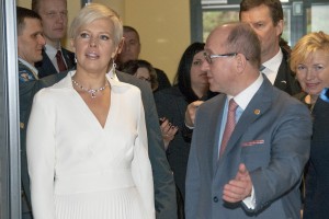 Primera Dama de la República de Estonia Evelin Ilves visita Kajetany