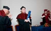 Proferssor Henryk Skarżyński awarded an honorary degree of honoris causa of the Maria Curie Skłodowska University in Lublin