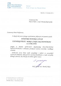 Prof. dr hab. inż. Marek Orkisz - Politechnika Rzeszowska