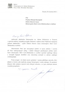Prof. dr hab. Bronisław Marciniak - Uniwersytet im. Adama Mickiewicza