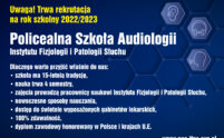 Grafika - Zaproszenie do rekrutacji Policealna Szkoła Audiologii