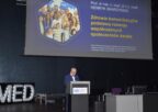 Prof. dr hab. med. dr h. c. multi Henryk Skarżyński wygłosił wykład inauguracyjny pt.: „Zdrowie komunikacyjne podstawą rozwoju współczesnych społeczeństw świata”