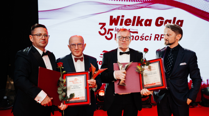 Prof. Henryk Skarżyński awarded the Personality of the 35th Anniversary of Freedom of the Republic of Poland title