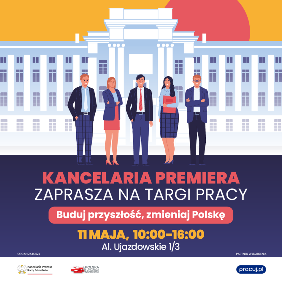 Zaproszenie na targi pracy KPRM