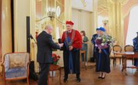 Doktor honoris causa Społecznej Akademii Nauk Collegium Medicum - prof. Henryk Skarżyński